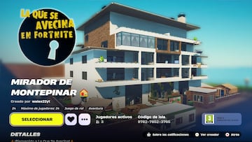 fortnite la que se avecina mirador de montepinar