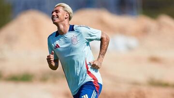 Iker Bravo, con la Sub-19.