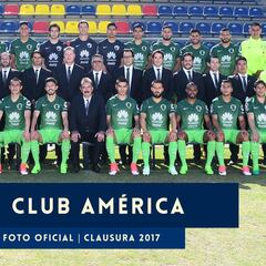 Con Pablo Aguilar y de verde, América se toma la foto oficial
