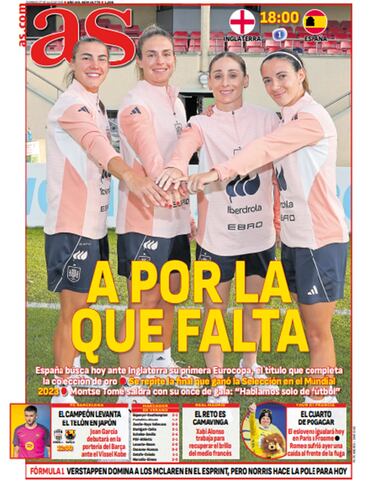 Las portadas de AS de julio