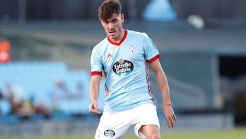 El centrocampista Jozabed Sánchez, durante un partido con el Celta.