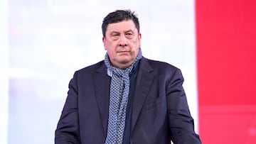 Germán Burgos durante el sorteo de cuartos de la Copa del Rey.