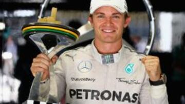 Nico Rosberg, ganador en Interlagos.