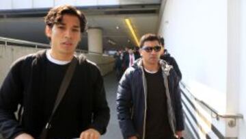 Fernández llegó a Austria en compañía de David Pizarro.