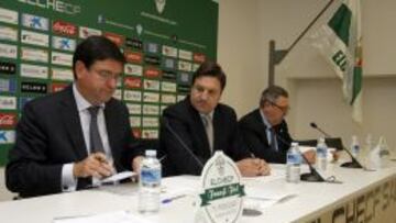 José Sepulcre, tras la junta de accionistas celebrada por el Elche