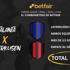 Atalanta BC vs. Bayer Leverkusen: Combipartido de Betfair a cuota 25.0