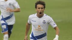 Luis Milla, en un partido del Tenerife.