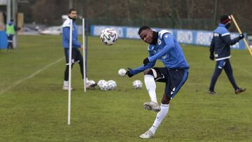 Entrenamiento Deportivo de La Coru&ntilde;a. Uche