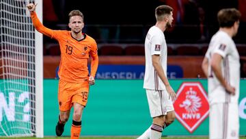 De Jong, tras marcar a Letonia.