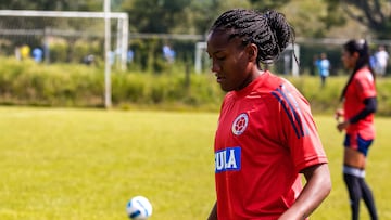 Daniela Caracas, jugadora de la Selección Colombia Femenina en Copa América