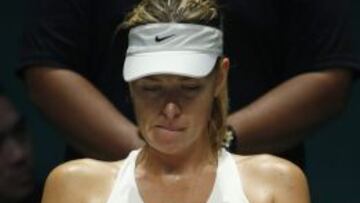 Maria Sharapova, con pie y medio fuera del Masters