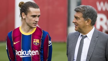 Griezmann y Laporta.