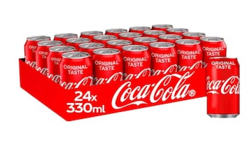 Pack de 24 Coca-Cola de oferta en AliExpress en su p¨¢gina web.