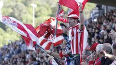 Aficionados del Lugo en las gradas.