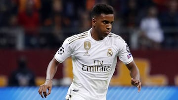 Rodrygo, en el partido contra el Galatasaray.