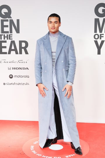 El actor Felipe Londoño en la gala de premios GQ Hombres del Año 2023.