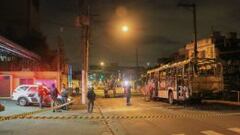 Quema de autobuses tras la derrota de Brasil ante Alemania