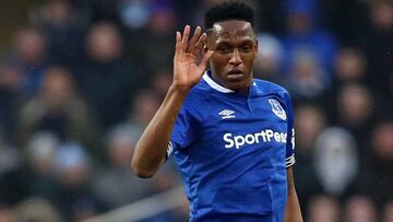 Yerry Mina, jugador del Everton