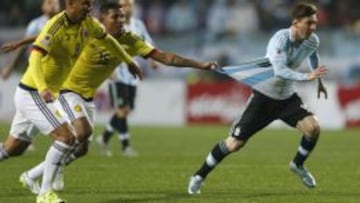 La última vez que Messi enfrentó a Colombia fue en los cuartos de final de la Copa América Chile 2015.