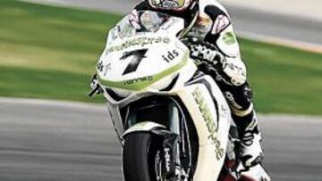 Checa, con su Honda.