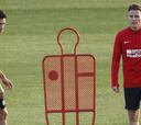 Último entrenamiento del Atleti antes del fin de semana libre
