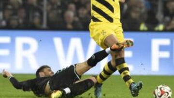 Hummels, durante la Copa alemana.