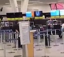 El minuto de furia de un pasajero que terminó con daños millonarios en el Aeropuerto de Santiago
