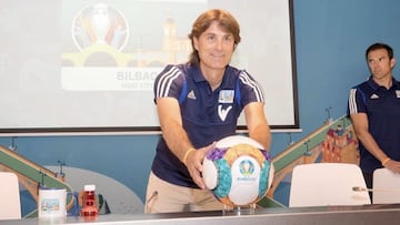 Guerrero, en un acto de la Eurocopa