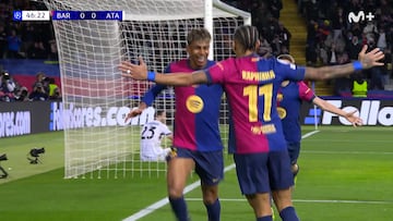 Cada día sorprende más: Lamine Yamal versión Ronaldo Nazario delante del portero