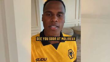 La alegría de Arias por llegar a Inglaterra.