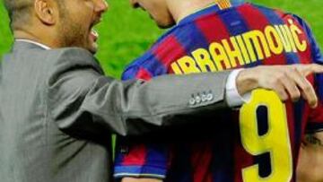 <strong>IBRAHIMOVIC, CON UN PIE FUERA DEL BARCELONA.</strong>