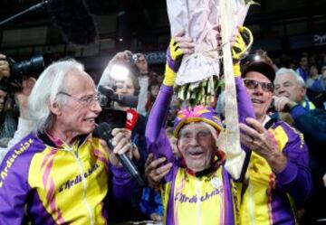 El ciclista franc¨¦s de 105 a?os que bate el r¨¦cord de la hora