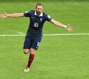 Benzema se desata y la 'nueva' Francia de Deschamps se divierte