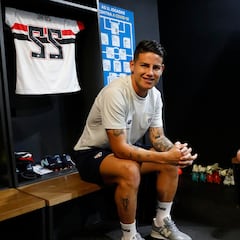 James, feliz de ayudar a Sao Paulo: “Vamos por buen camino”