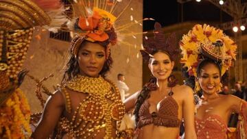 Concurso Nacional de Belleza 2021: evento final del certamen de belleza, este domingo en el Centro de Convenciones de Cartagena de Indias, Colombia.