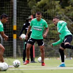 Jhon Duque y Angulo ya entrenan con el Nacional del Arriero