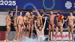 La alegría de España, campeona del mundo de waterpolo
