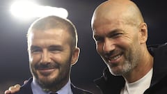 Zidane, invitado inesperado para ver al Inter Miami de Beckham y Messi