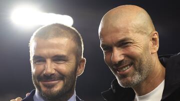 Zidane, invitado inesperado para ver al Inter Miami de Beckham y Messi