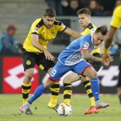 Vargas destaca en empate de Hoffenheim ante el Dortmund
