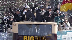 Las imágenes del desfile de los Eagles en Philadelphia tras el Super Bowl LII