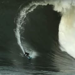 Surfea una ola gigante de récord en Mavericks: "Es como ganar un Mundial"