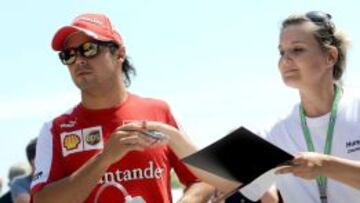 Massa conf&iacute;a en mejorar su rendimiento para continuar con Ferrari.