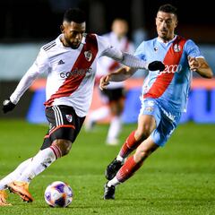Juanfer sale con molestias y Borja juega 45′ en empate de River