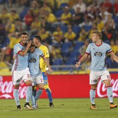 Las Palmas 1-5 Celta: Resumen, resultado y goles