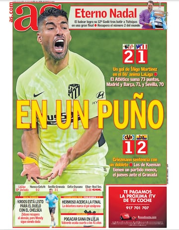 Las portadas de AS de abril