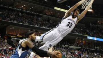 Marc Gasol, en el primer partido de la temporada.