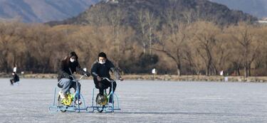 Una pista de hielo de 300.000 metros cuadrados