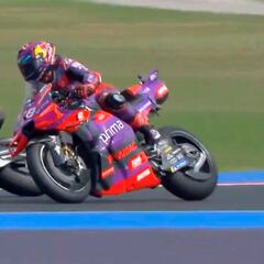 Tardozzi vio a Martín tan colado como a Bastianini en la curva 4