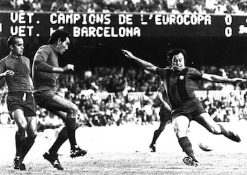 El paraguayo jugó en el Barcelona desde 1955 hasta 1962 y en el Atlético entre 1964 y 1965.